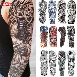 Tattoo Sticker Waterproof Long Lastinglarge Arm Sleeve Tattoo