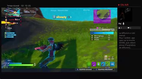 REDIFFUSION Live Fortnite DÉFI ON TENTE LES 10 TOP 1 EN UNE SOIRÉE