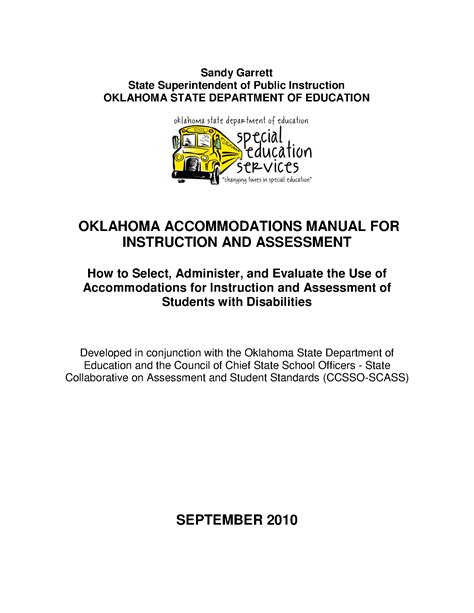 Accommodations Special Education