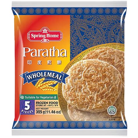 Roti Paratha Wholemeal 325 Gm Spring Home Jitco