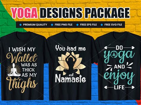 Meditation Yoga Print Ready Vector T Shirt Design V2 Merchbundle