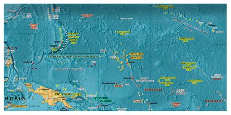 Detailed Map Of Micronesia