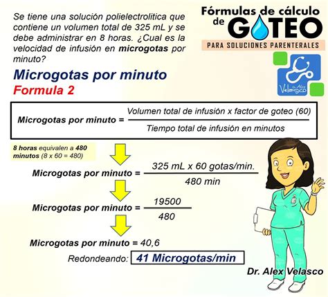 Gotas Por Minuto Formula BRAINCP