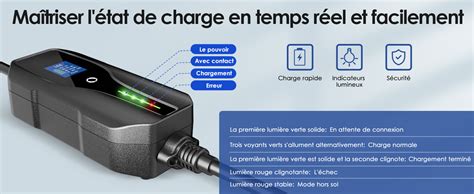 Fnrids Chargeur Voiture Electrique Kw M Ev Chargeur Type