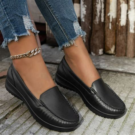 formal black flat shoes uk black womens formal shoes  pair