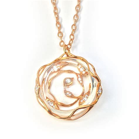 Rose Gold & Diamond necklace - Robert's Fine Jewelry - Houston