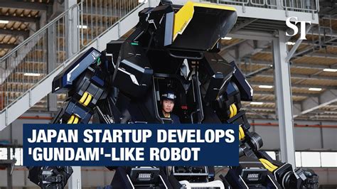 Japan Startup Develops Gundam Like Robot Youtube