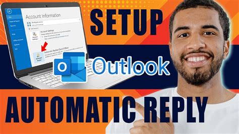 How To Setup Outlook Automatic Reply Youtube