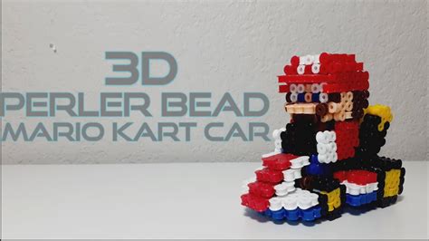 3D Perler Bead Mario Kart Car (FULL TUTORIAL) - YouTube