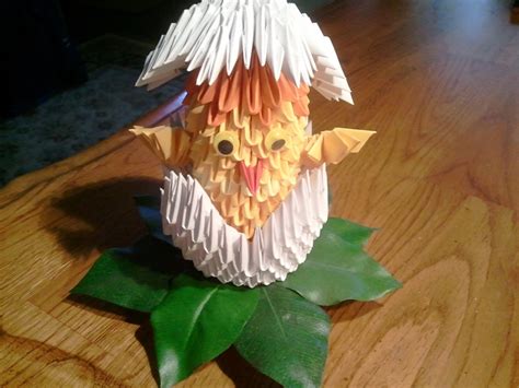 3d Origami Chick And Egg