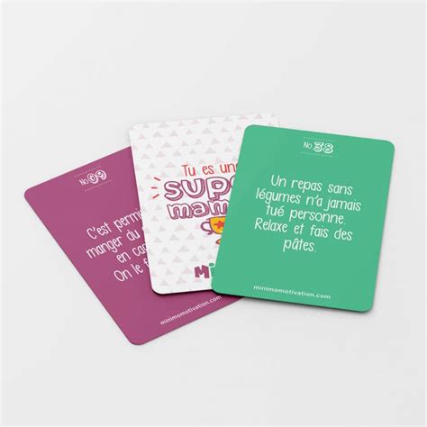 Cartes R Confort Pour Super Maman Minimo Motivation Ludique