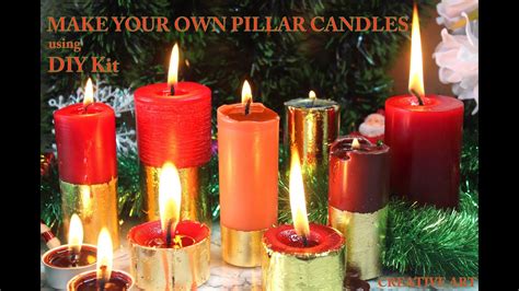 HOW TO MAKE SCENTED PILLAR CANDLES For Beginners YouTube