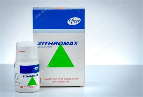 Chonburi Tailandia Agosto Zithromax Polvo Para Suspensi N