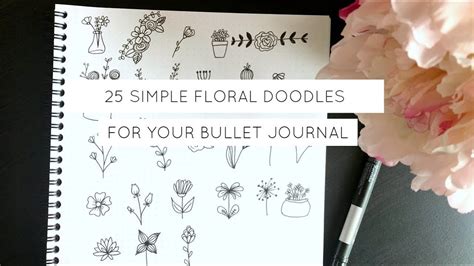 Bullet Journal Doodles Flowers