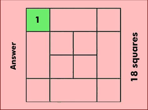 Picture Riddle Count The Number Of Squares In The Image