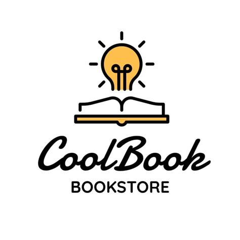 Customize this Linear Creative Cool Book Bookstore Logo layout online