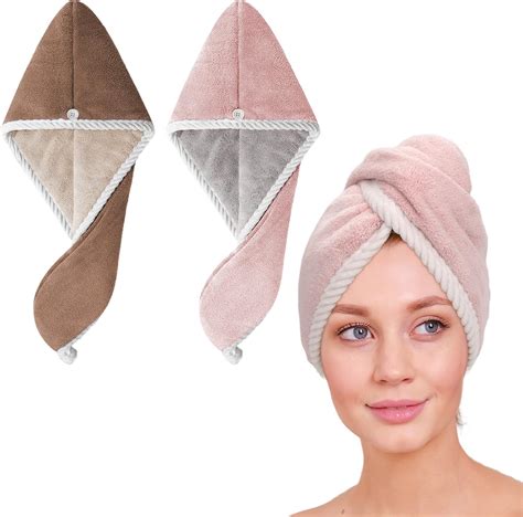 Ayesha Microfiber Hair Towels Wrap Quick Dry Hair Turban