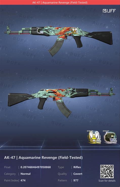 Ak Aquamarine Revenge Ft Csgo Video Gaming Gaming Accessories In