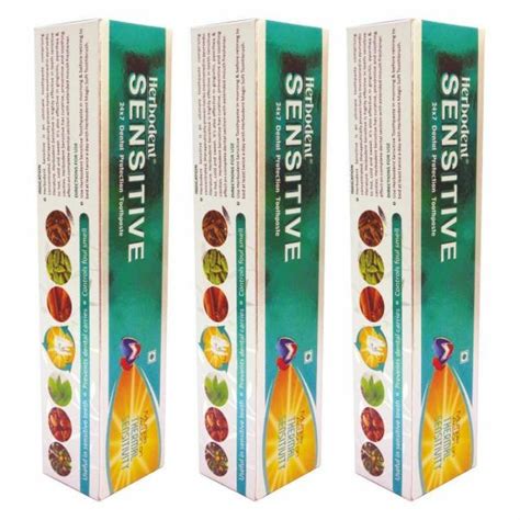 Dr Jaikaran Herbodent Sensitive Toothpaste Multiple Action On Tooth Sensitivity The Ayurveda