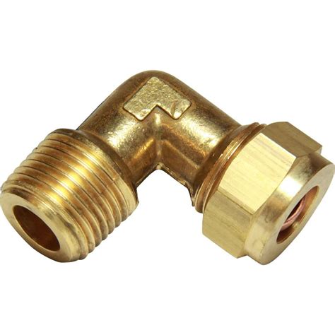 Ag Brass Male Elbow Coupling 316 X 14 Bsp Taper Aquafax