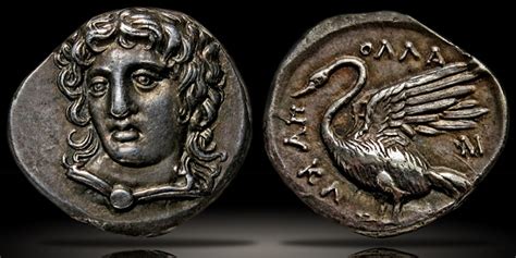 Ancient Greek Coin Design Features – Front Facing Portraiture