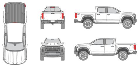 Chevrolet Colorado Trail Boss 2023 - Vehicle Templates Unleashed