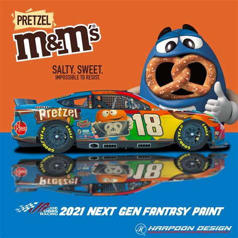 2021 Kyle Busch M M Pretzel Next Gen Camry Fantasy No Num By Brantley