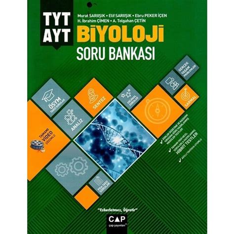 Çap Yayınları TYT AYT Biyoloji Soru Bankası Kitabı ve Fiyatı