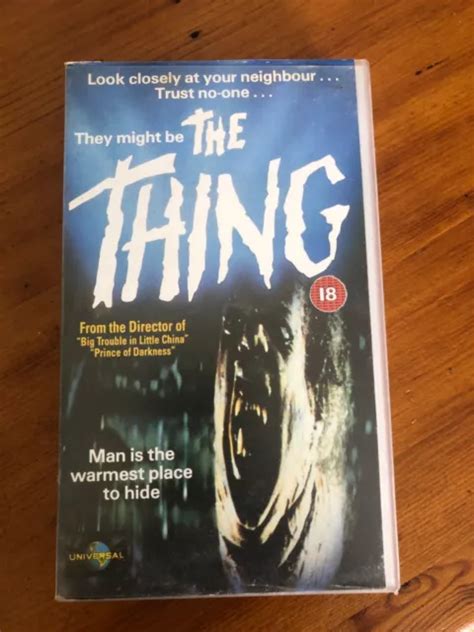 The Thing Vhssur 1982 £2500 Picclick Uk