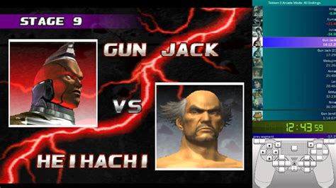 Tekken 3 All Endings 1 Round Medium Speedrun 1 10 44 Old WR