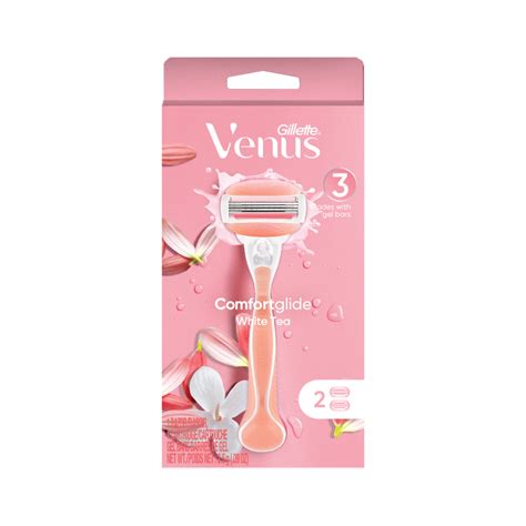 Gillette Venus Comfort Glide White Tea Razor 2s New Packaging Review Soco By Sociolla