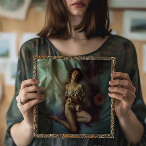 Vintage Nude Female Erotic Photography Art Classic Nude Photography Retro Nude Art Print