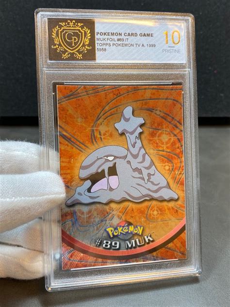 Pokémon Card Card Graded Gp 10 1999 Pokemon Italian Muk Foil 89