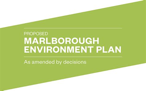 Decisions On The Pmep Marlborough District Council