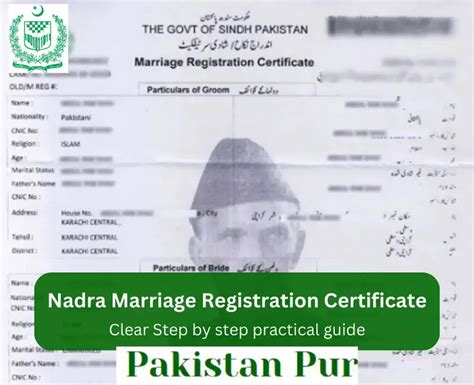 Nadra Marriage Registration Certificate Online No Confusion