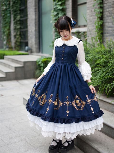 Alice in Wonderland Series JSK Classic Lolita Sling Dress