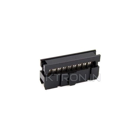 Buy 18 Pin Frc Female Connector 9x2 Pin 254 Mm Pitch Ktron India