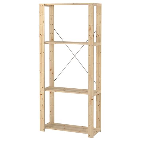 HEJNE shelf unit, softwood, 303/4x121/4x673/8" - IKEA