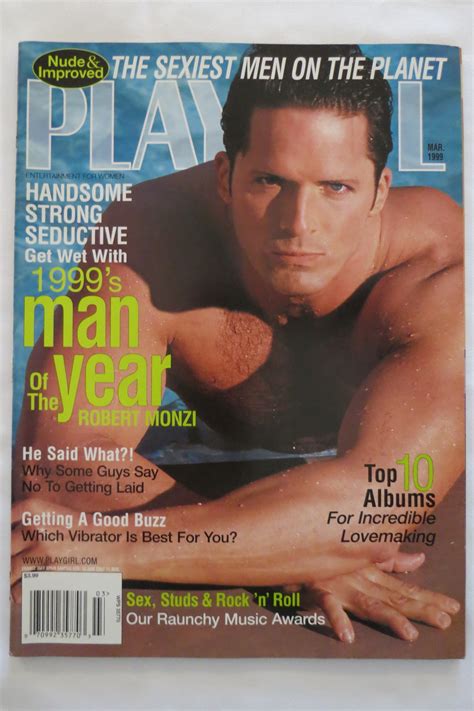 PLAYGIRL MAGAZINE MARCH Get Wet With S MAN Of The YEAR Sex Studs And Rock N Roll