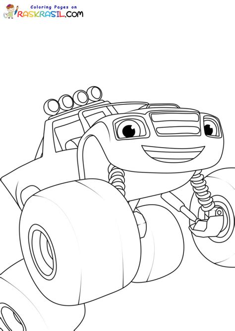Blaze and the Monster Machines Coloring Pages