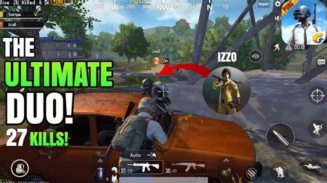 The Ultimate Duo Vs Squad With Izzo Kill Duo Game Pubg Mobile