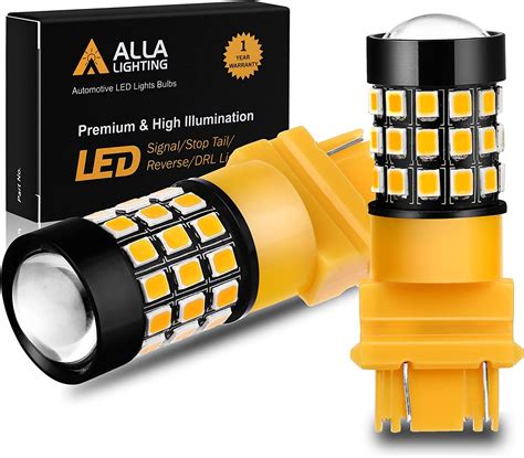 Alla Lighting Newly Upgraded T25 Amber LED Bulbs Color Temperature Specs