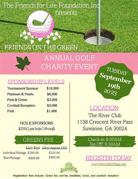 GOLF CHARITY EVENT | FriendsForLifeGA