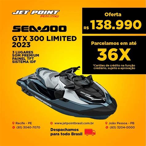 Jet Ski Sea Doo Gtx Limited Top Painel Tft Som Premium