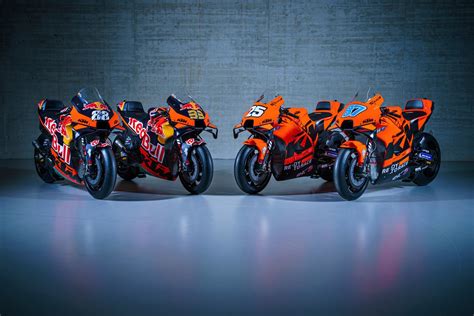 Ktm Unwraps Factory And Tech Motogp Bikes