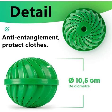 Boule De Lavage Boule Linge R Utilisable Balles De Lavage Ecologique