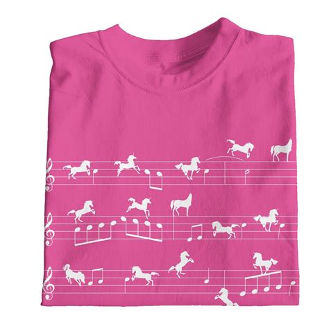 1tee Womens Unicorn Music Sheet T Shirt Ebay