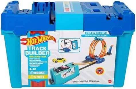 Hot Wheels Caja Construccion De Pistas Track Builder Cuotas Sin Inter S