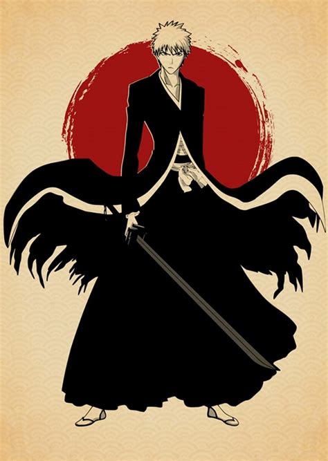 Ichigo Bleach Posters And Prints By Illust Artz Printler