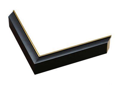 Matt Black Gold Lip Picture Frame Moulding Frame Molding